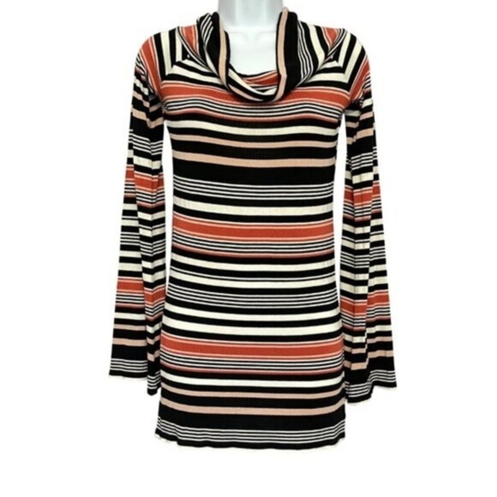 Free People Sweater Portland Off Shoulder Womens‎ L Cowl Neck Retro Boho Chic